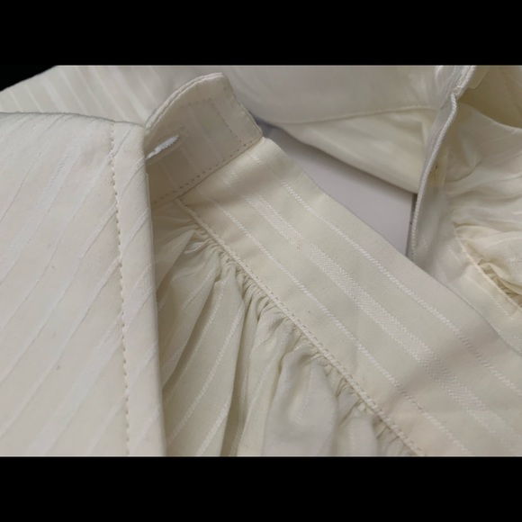 Victoria Beckham, Ruffle Front Button Down Shirt - Picture 8 of 12